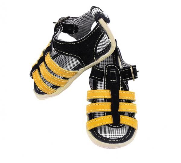 Sandal Tapitap Baby Black Gold Child Image
