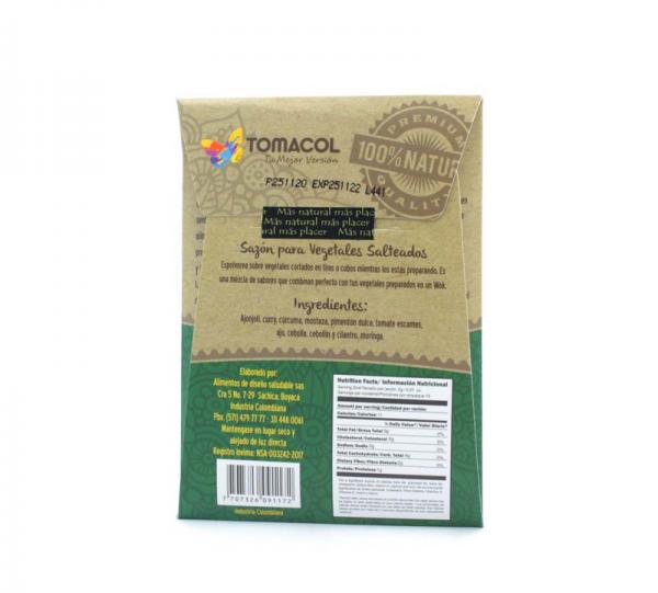 Seasoning for vegetables 30g - TomaCol Image