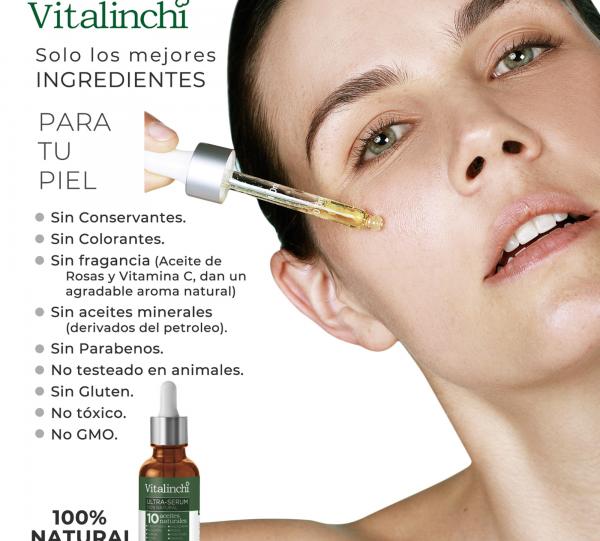 ULTRA SERUM FACE OIL 100% NATURAL WITH CACAY + 10 SUPER OILS + VITAMIN C Image