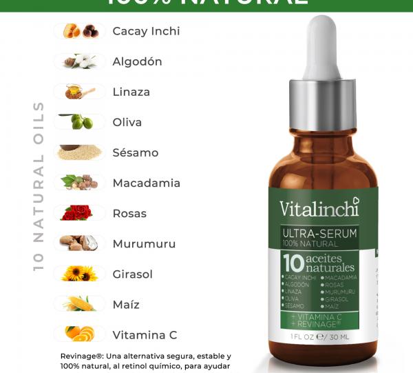 ULTRA SERUM FACE OIL 100% NATURAL WITH CACAY + 10 SUPER OILS + VITAMIN C Image