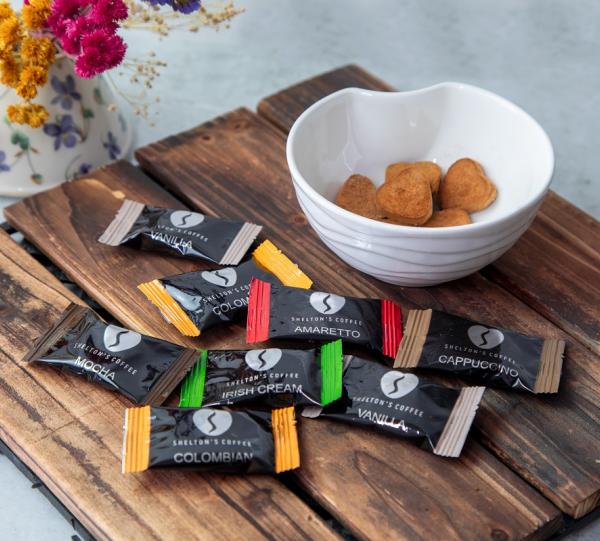 Flavoured Coffee Hearts - Mocha Flavour Image