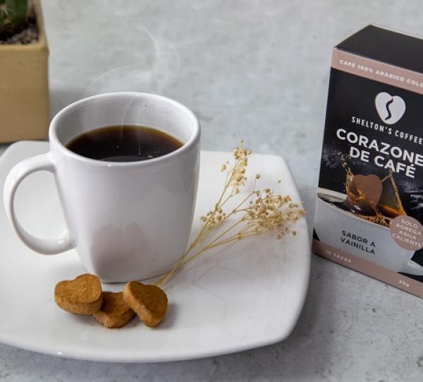 Flavoured Coffee Hearts - Vanilla Flavours Image