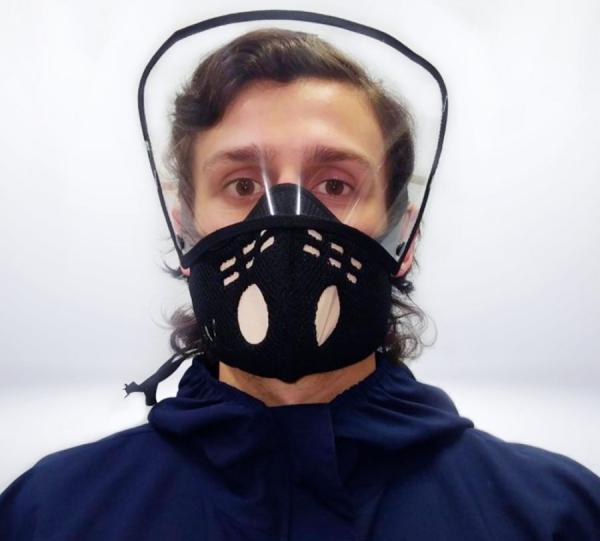 COPPER MASK WITH EYES SHIELD - Image