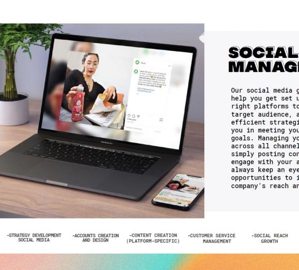 Social Media Management and Influencer Marketing Image