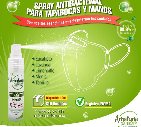 ANTIBACTERIAL HYDROALCOHOLIC SOLUTION WITH ESSENTIAL OIL Image