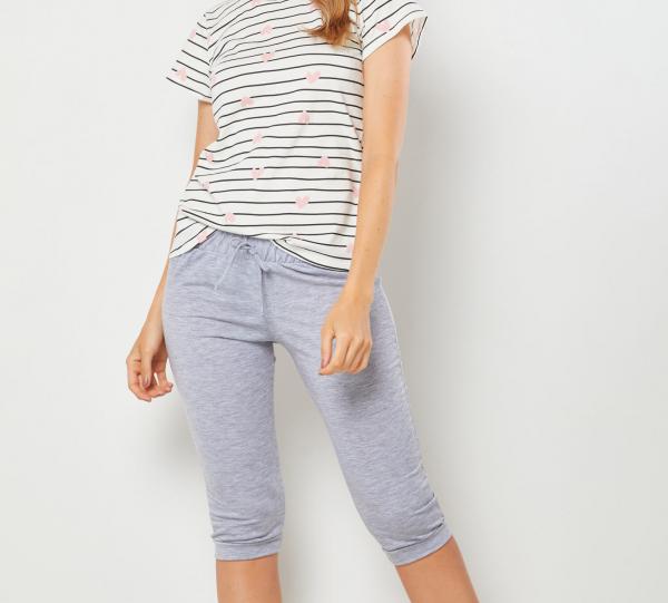 Lady's Pajamas Short, Capri, Pants or nightgown 96% Cotton-4% Spandex Image