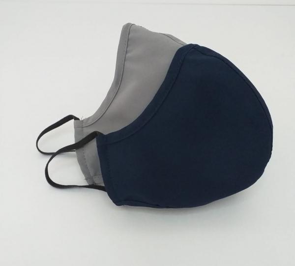 Anti-fluid mask with elastic and non-sterile nasal adjustment (Reusable). Image