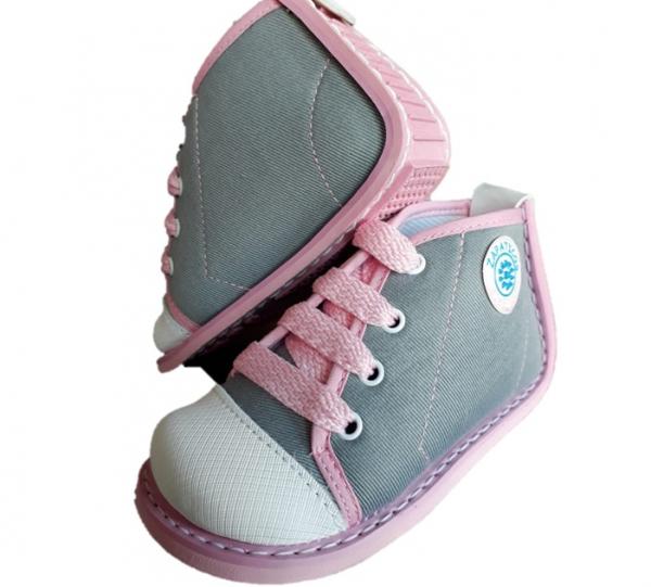 Tennis Tapitap Baby Gray Pink Girl Image