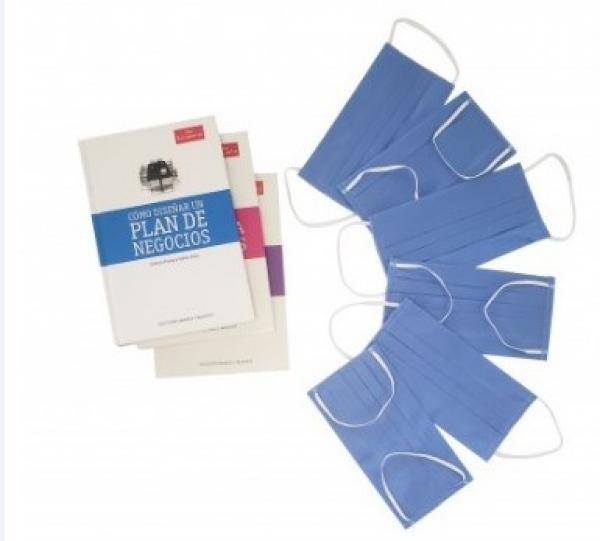 Disposable 3-layer non-sterile, elastic, nasal-fitting face mask Image