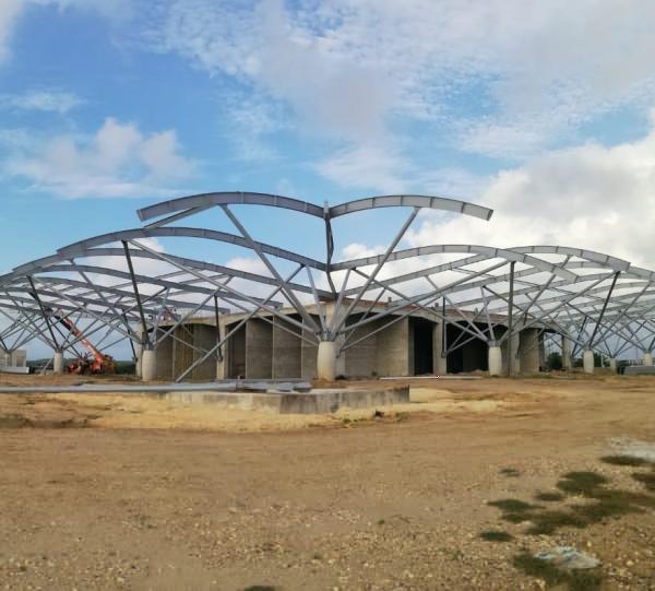 Steel structure building Image