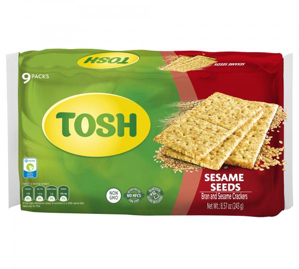 Crackers Tosh Sesame Bag 9x3 Image