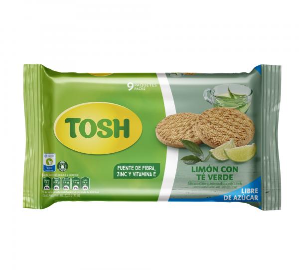 Tosh Lemon Green Tea Cookies Bag 9x2 Image