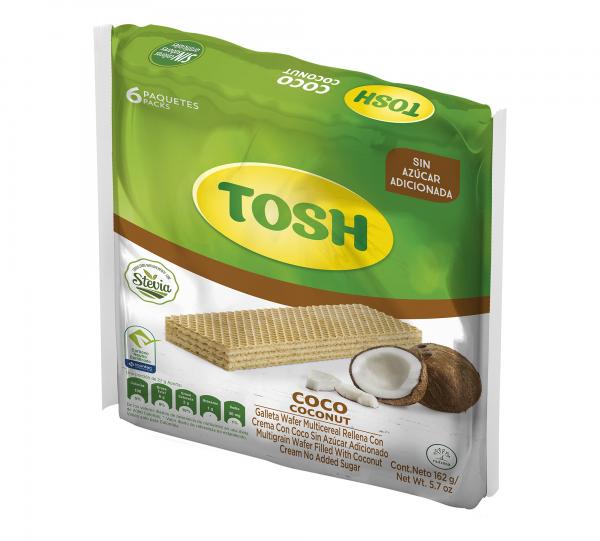 Tosh Coconut Wafer cookies Bag x 6 Image
