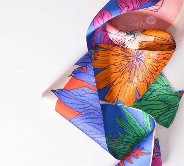 Vintage flowers Twilly Image