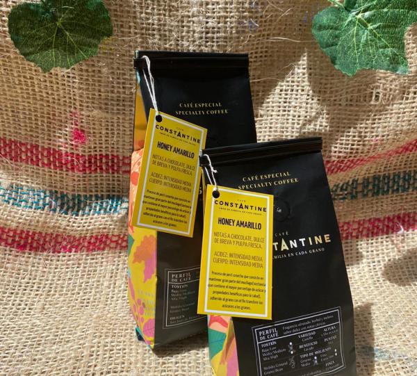 Yellow Honey Roasted specialty coffee beans or ground x 500 gr Image