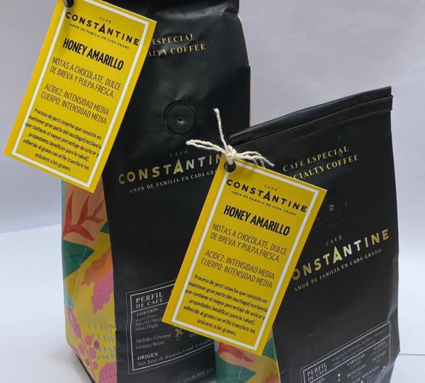 Yellow Honey Roasted specialty coffee beans or ground x 500 gr Image