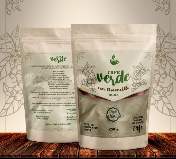 green coffee grind from lemongrass Image