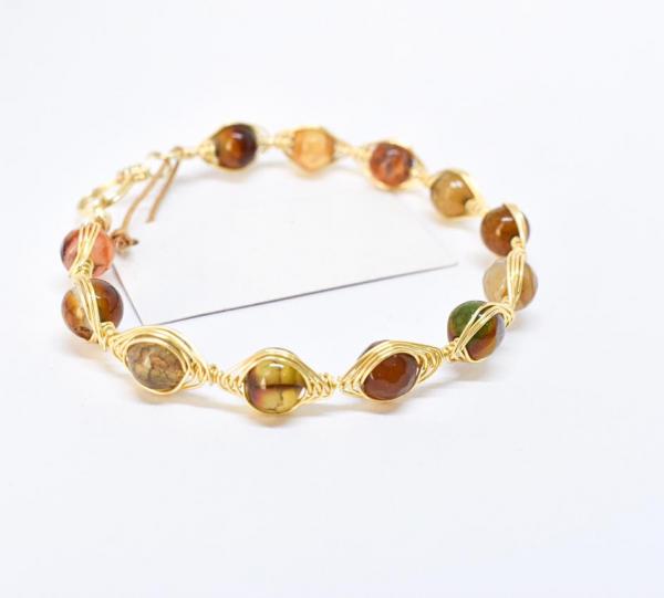 Agate stone bracelet Image