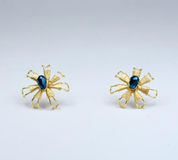 Murano glass stud earrings Image