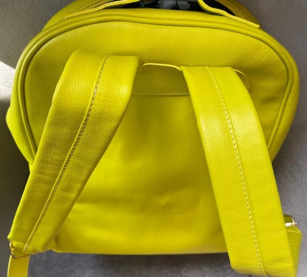 Woman Backpack Electric Yellow Image